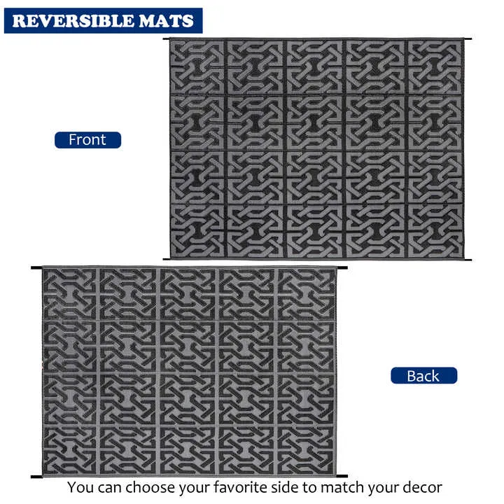 هوايانج بساط خارجي كبير من مادة . Huayang Large Outdoor Reversible PP