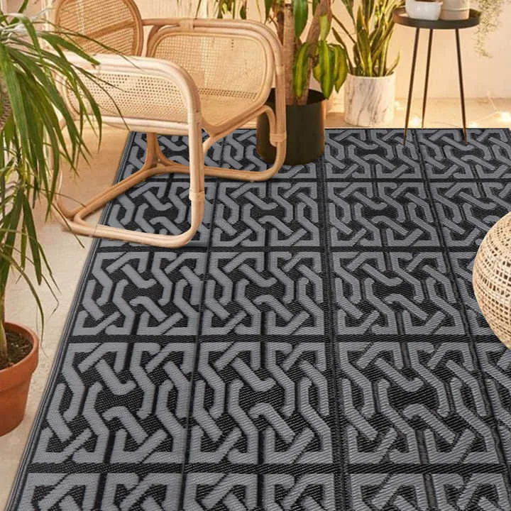 هوايانج بساط خارجي كبير من مادة . Huayang Large Outdoor Reversible PP