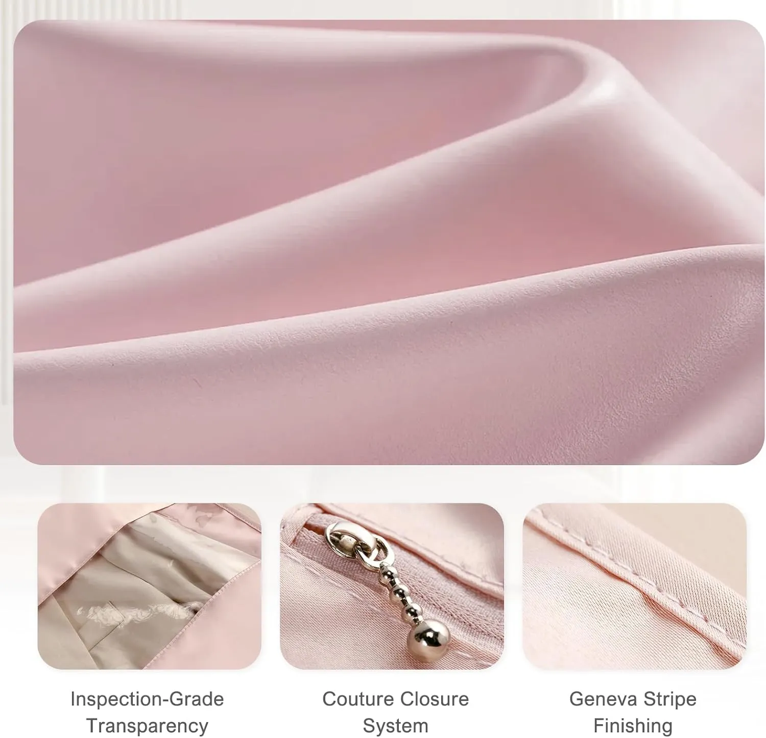 2025 Space Saving Hanging Garment Bag with Self Compression Zipper, Garment Bags for Hanging Clothes, Travel Dust Cover Clothes Bags for Down Coat Suit Closet Storage (Pink, Large)