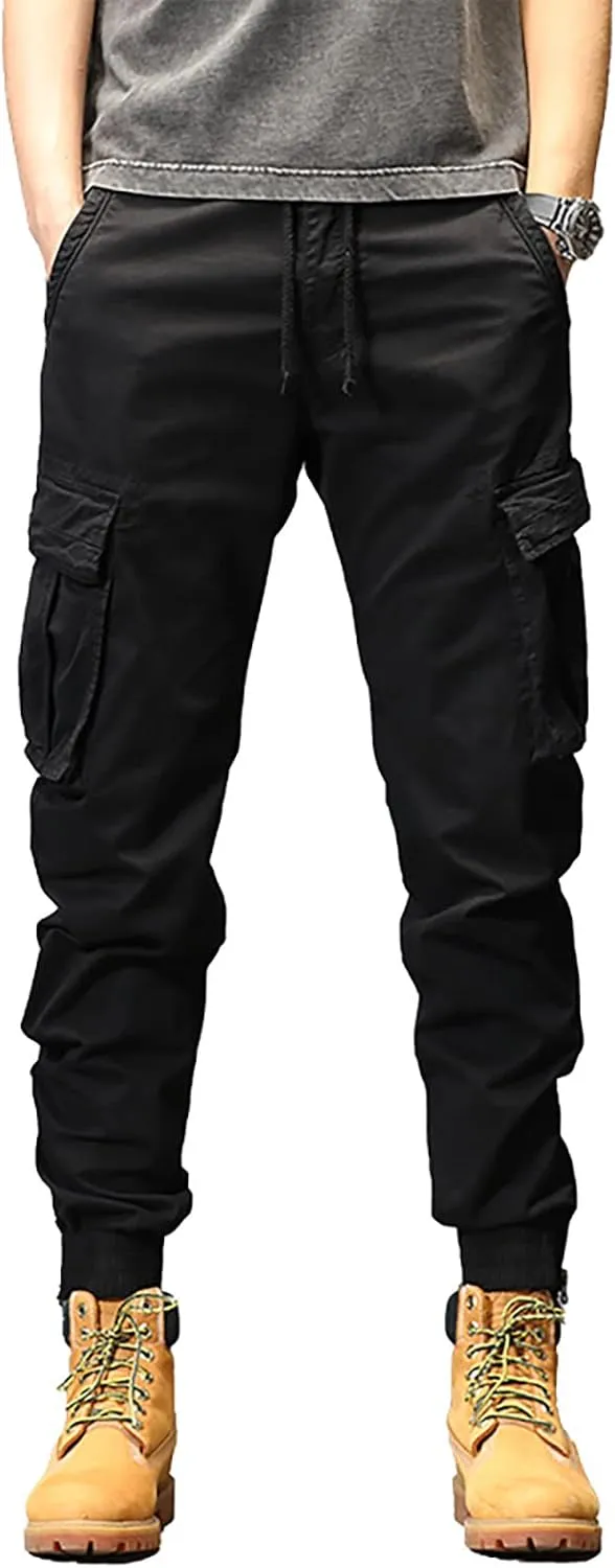 aihihe Cargo Pants and Shorts for Men Relaxed fit Mens 5 Pocket Work Pants Baggy Linen Pant Golf Pants for Men Relaxed fit