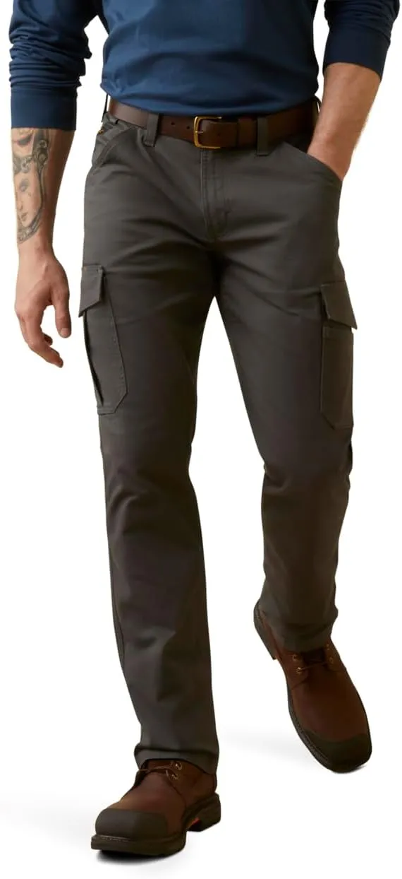 Ariat Men's Rebar M4 Relaxed Made Tough Cargo Straight Pant
