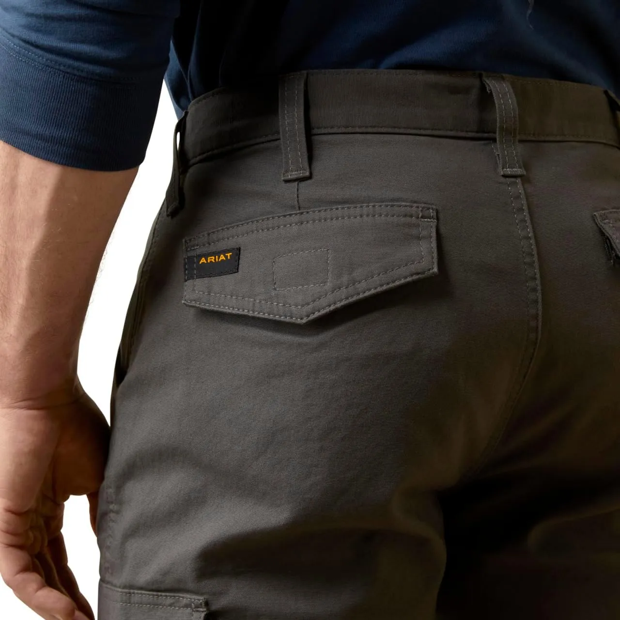 Ariat Men's Rebar M4 Relaxed Made Tough Cargo Straight Pant
