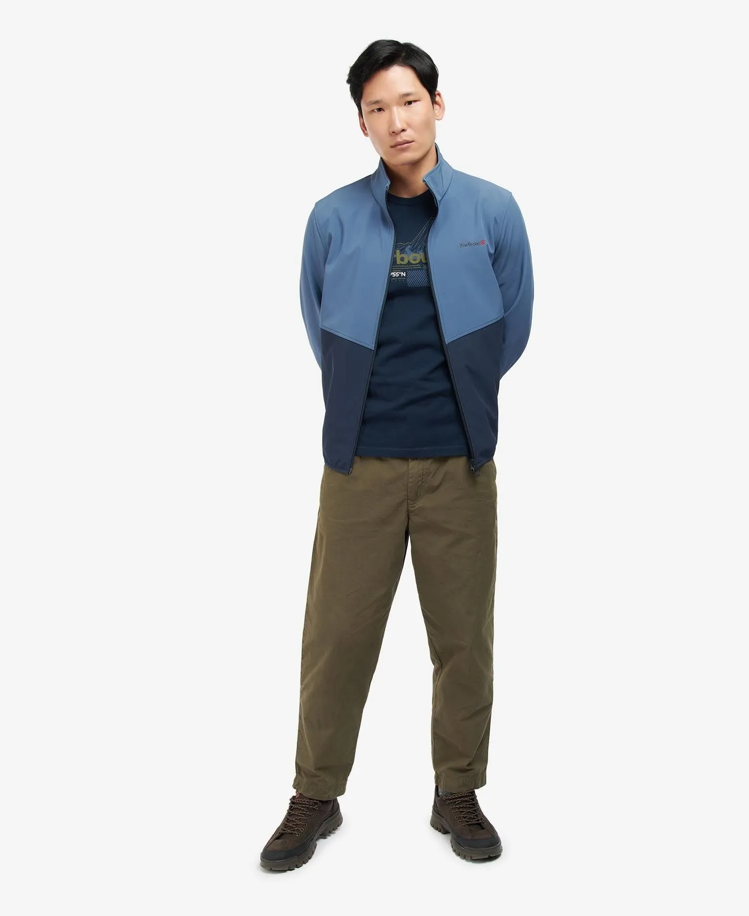 BARBOUR Jacket Peak Softshell Fleece SEA