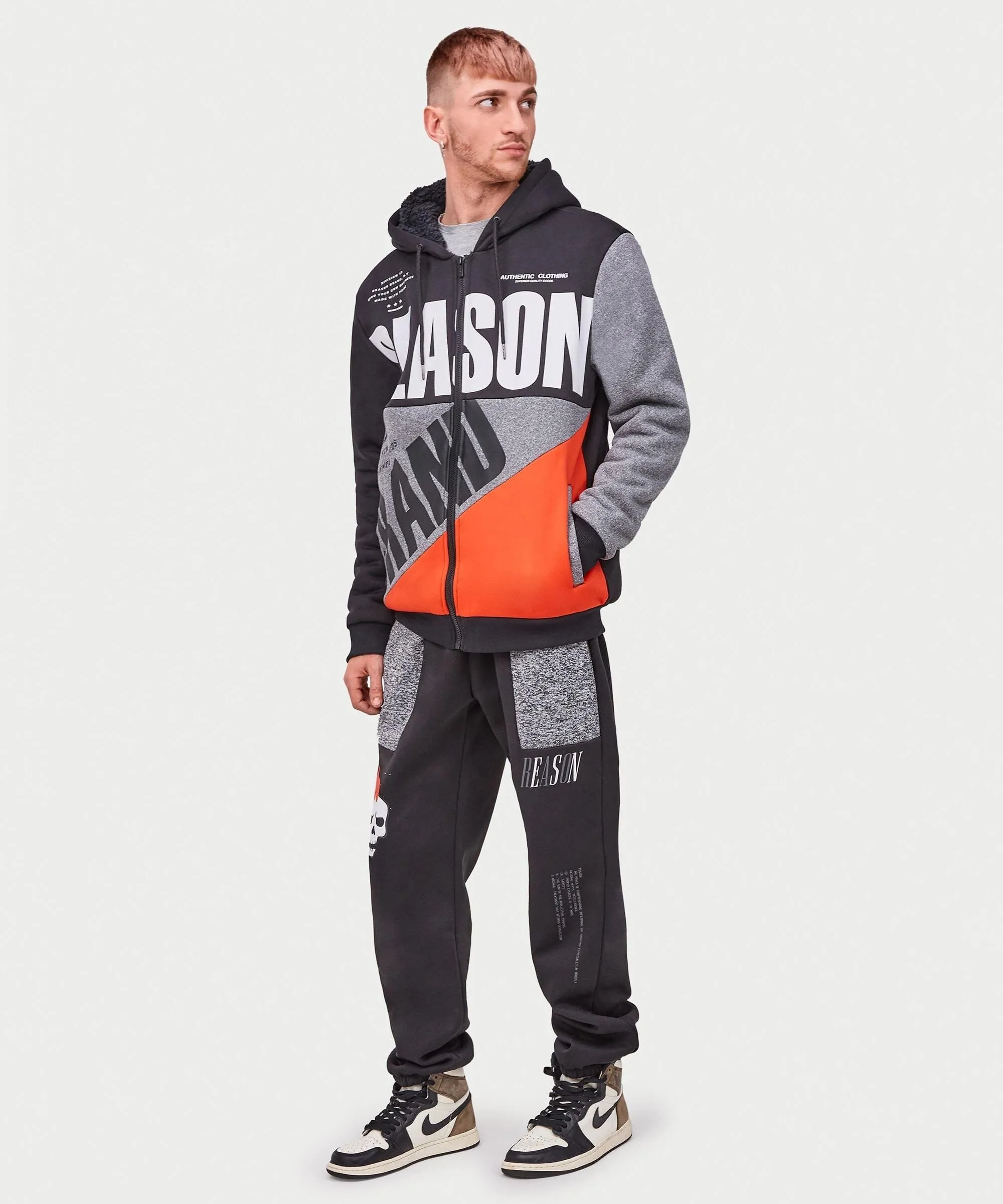 Brad Zip Up Sherpa Hoodie