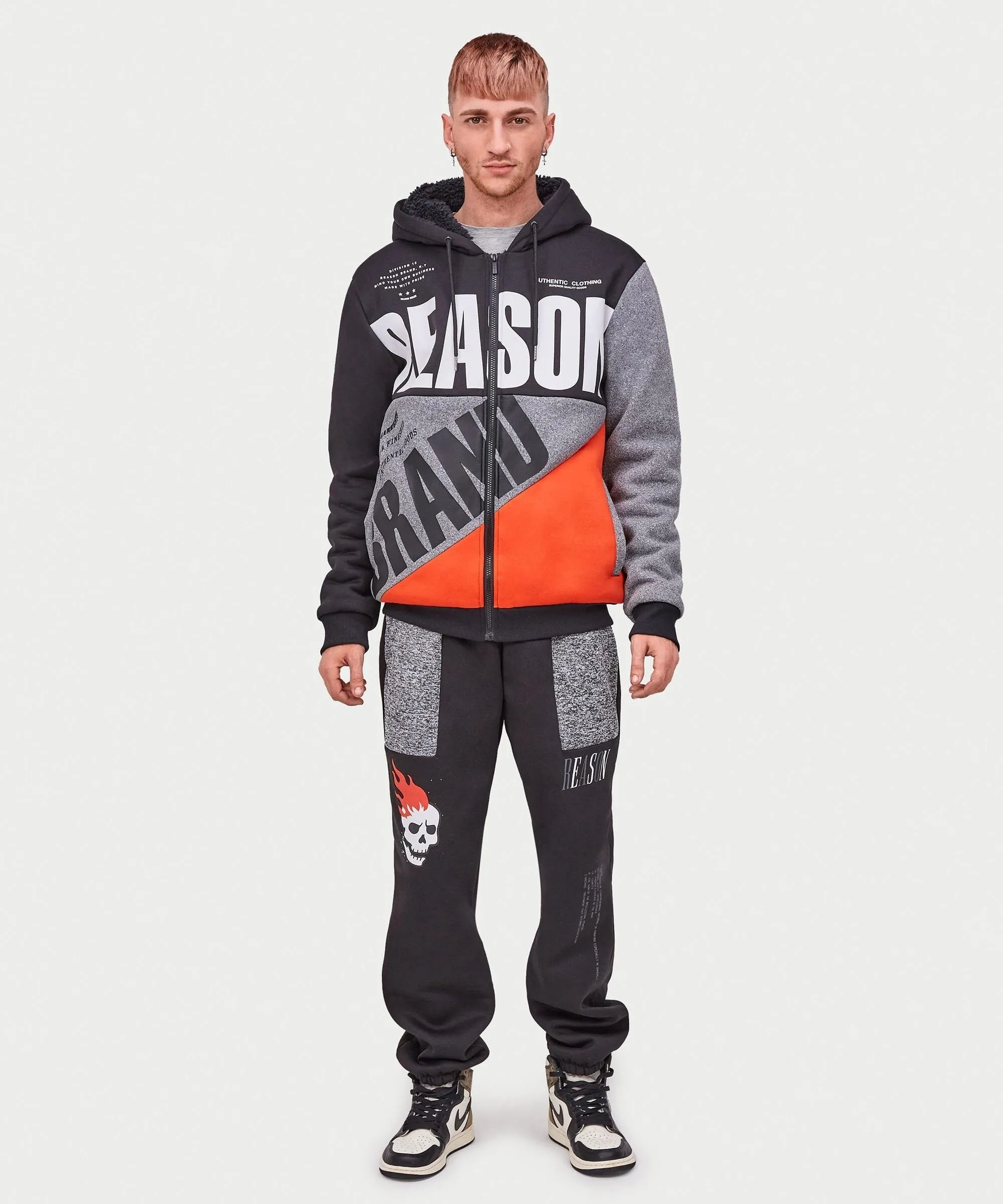 Brad Zip Up Sherpa Hoodie