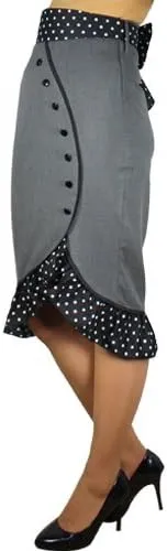 CHIC STAR Womens Ruffles Pencil Skirt