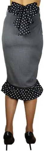 CHIC STAR Womens Ruffles Pencil Skirt