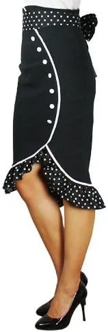 CHIC STAR Womens Ruffles Pencil Skirt