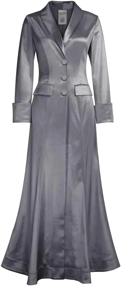 CHIC STAR Womens Satin Maxi Coat