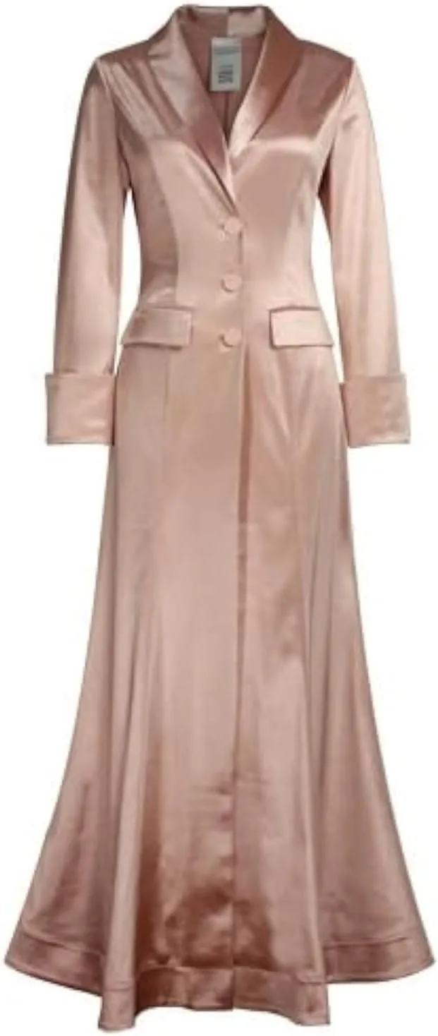 CHIC STAR Womens Satin Maxi Coat