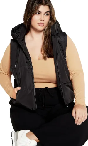 CITY CHIC Women's Ava Puffer Vest