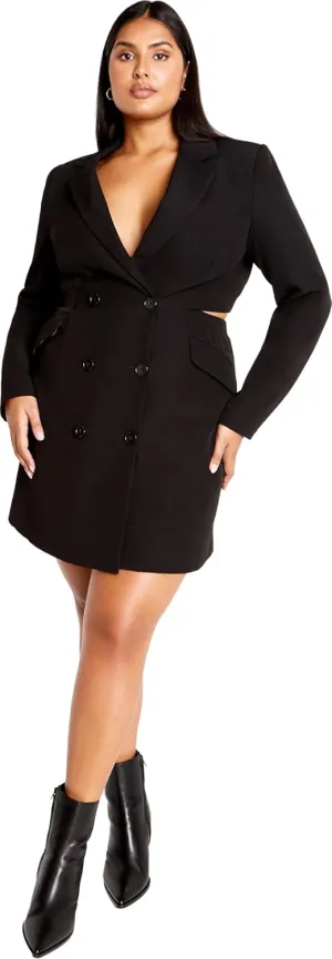 City Chic Women's Dress-Tuxedo Twyla