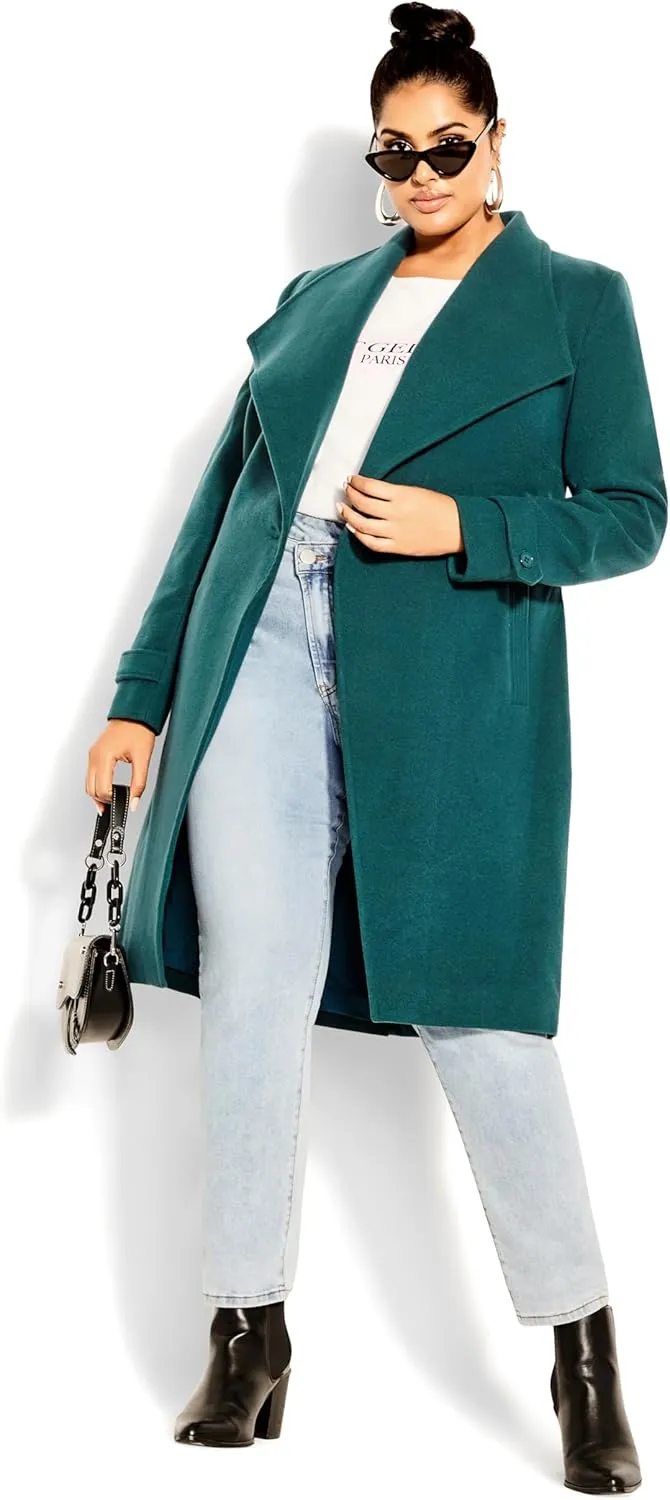City Chic Women's Plus Size Coat - So Chic