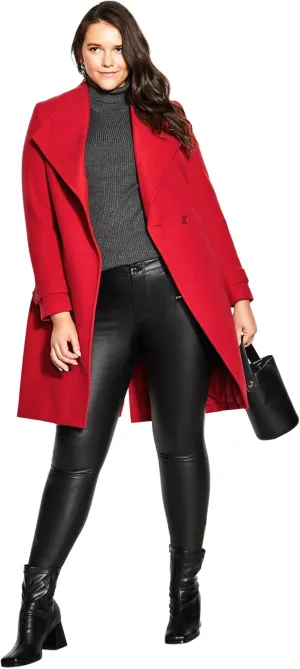 City Chic Women's Plus Size Coat - So Chic