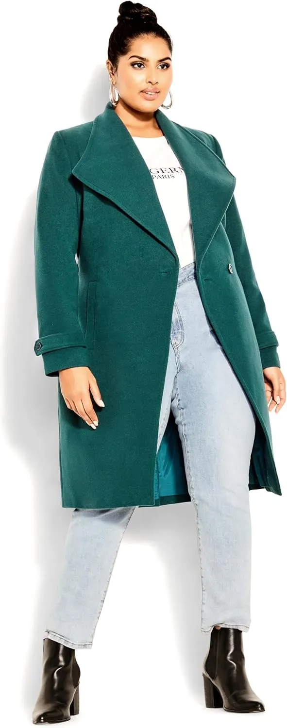 City Chic Women's Plus Size Coat - So Chic
