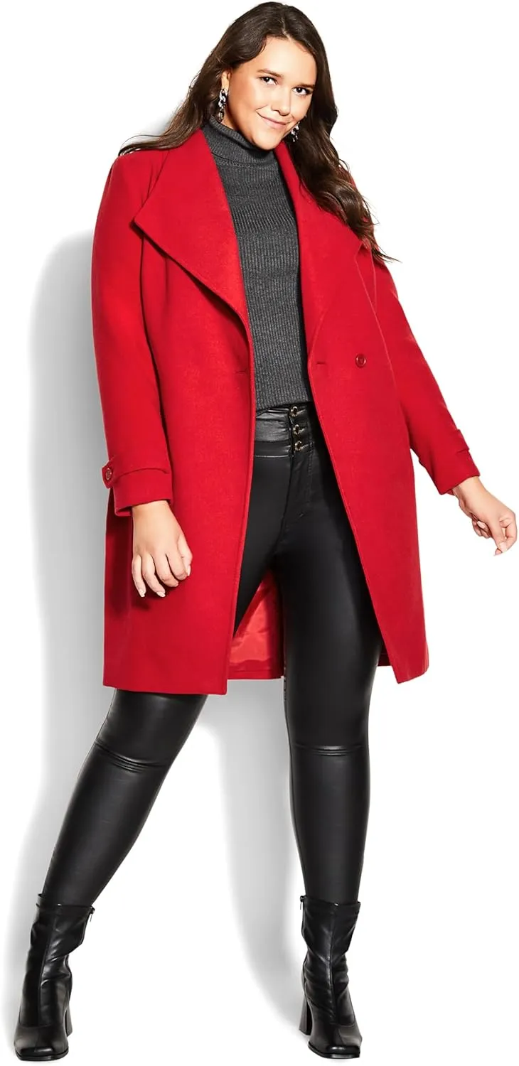 City Chic Women's Plus Size Coat - So Chic