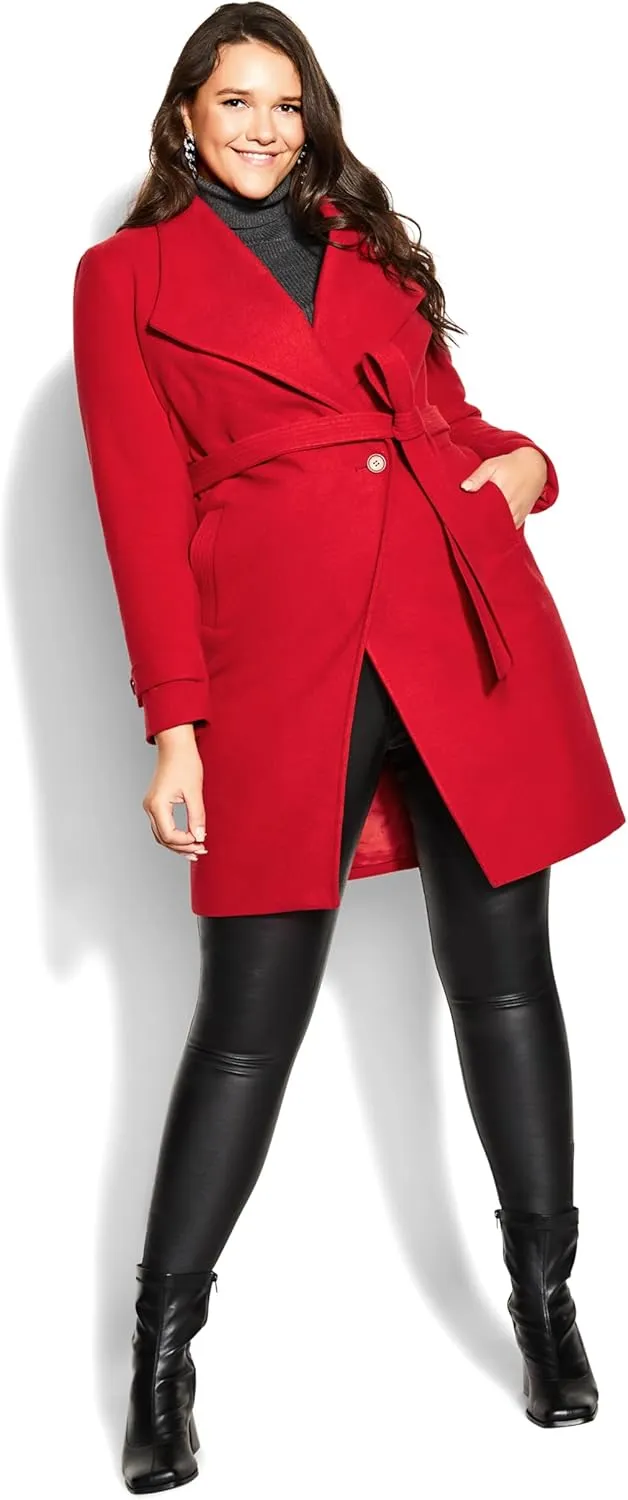 City Chic Women's Plus Size Coat - So Chic