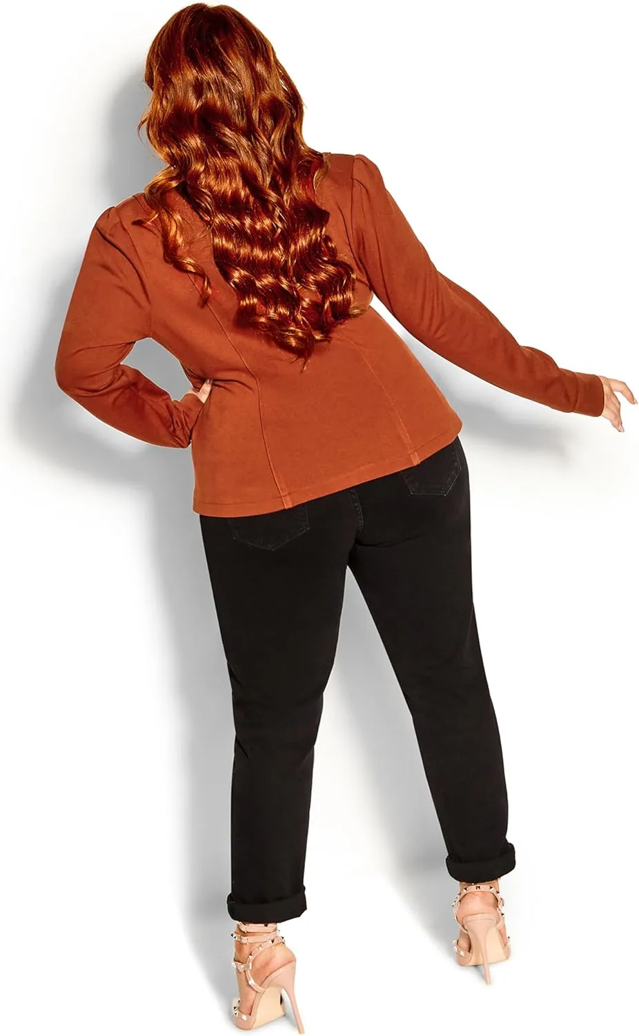 City Chic Women's Plus Size Jacket - Piping Praise
