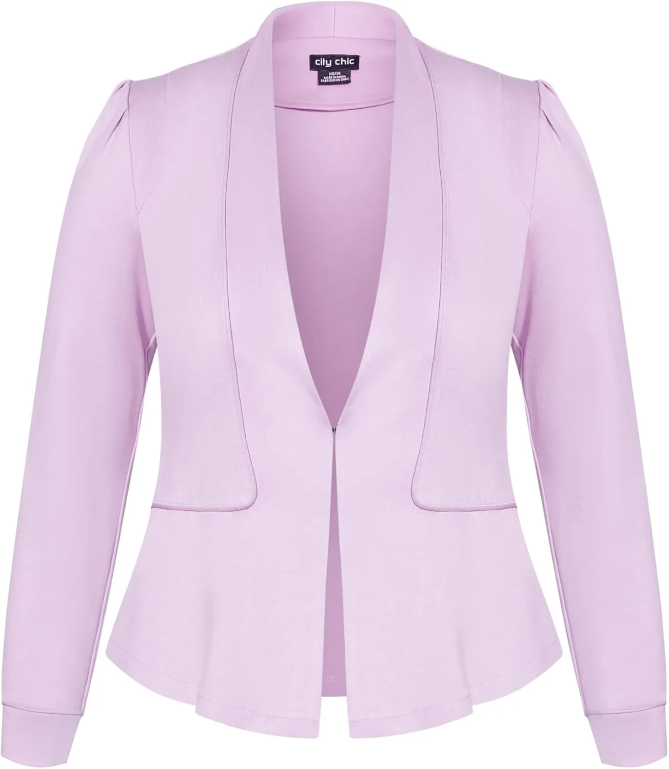 City Chic Women's Plus Size Jacket - Piping Praise