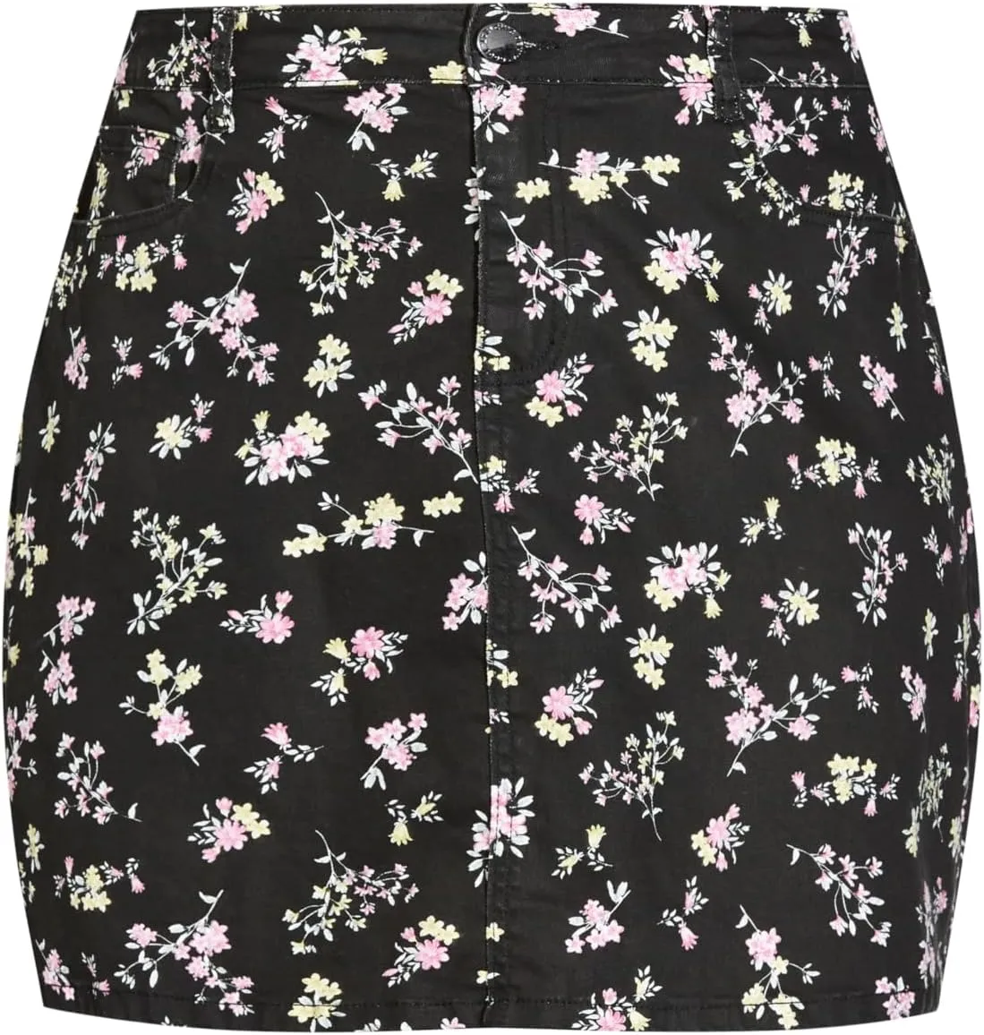 CITY CHIC Women's Skirt Summer Ditsy