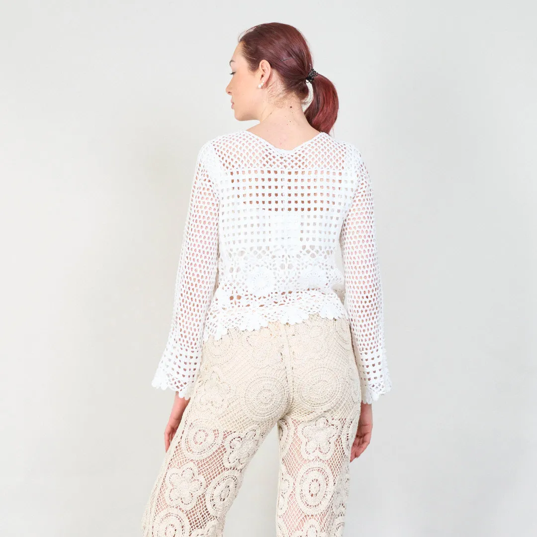 Handmade crochet pullover with boho style wholesale