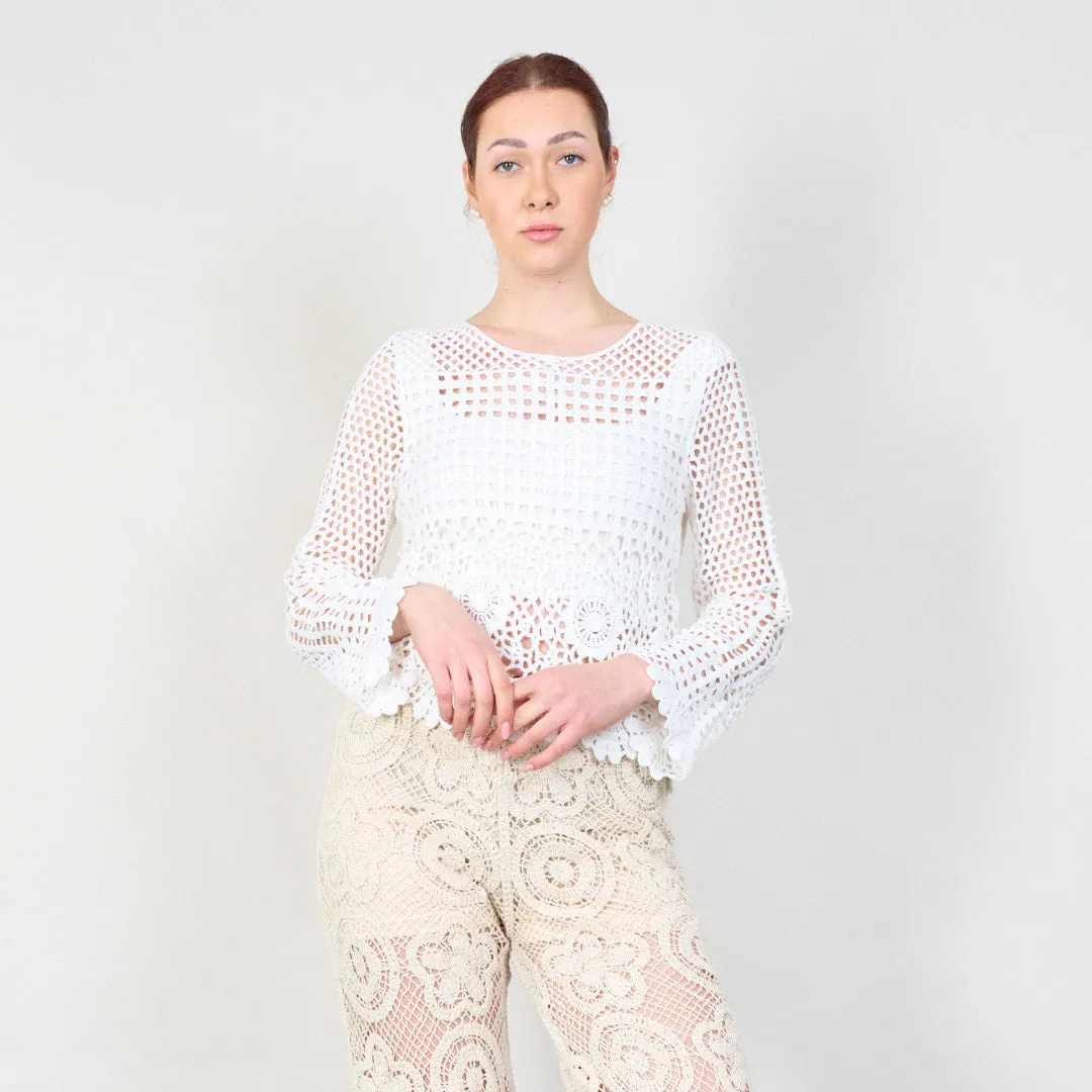 Handmade crochet pullover with boho style wholesale