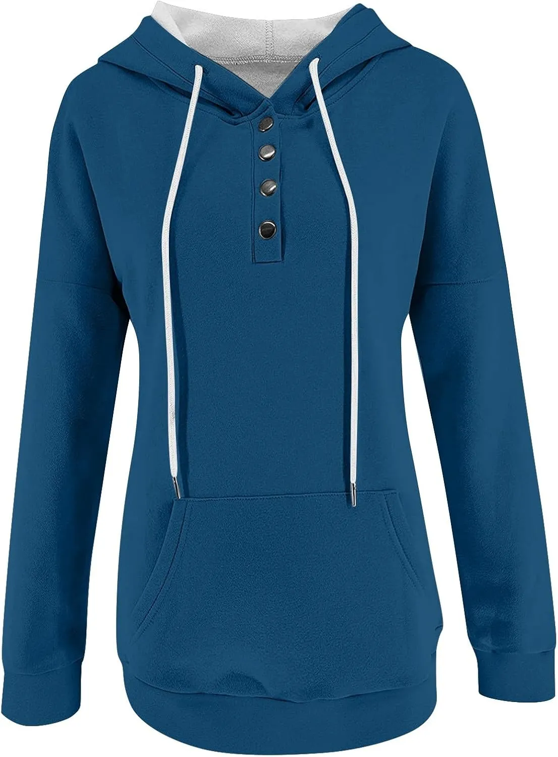 Hoodies for Women Trendy Graphic Hoodie Y2K Long Sleeve Pullover Fall Fashion 2024 Button Down Drawstring Sweatshirt