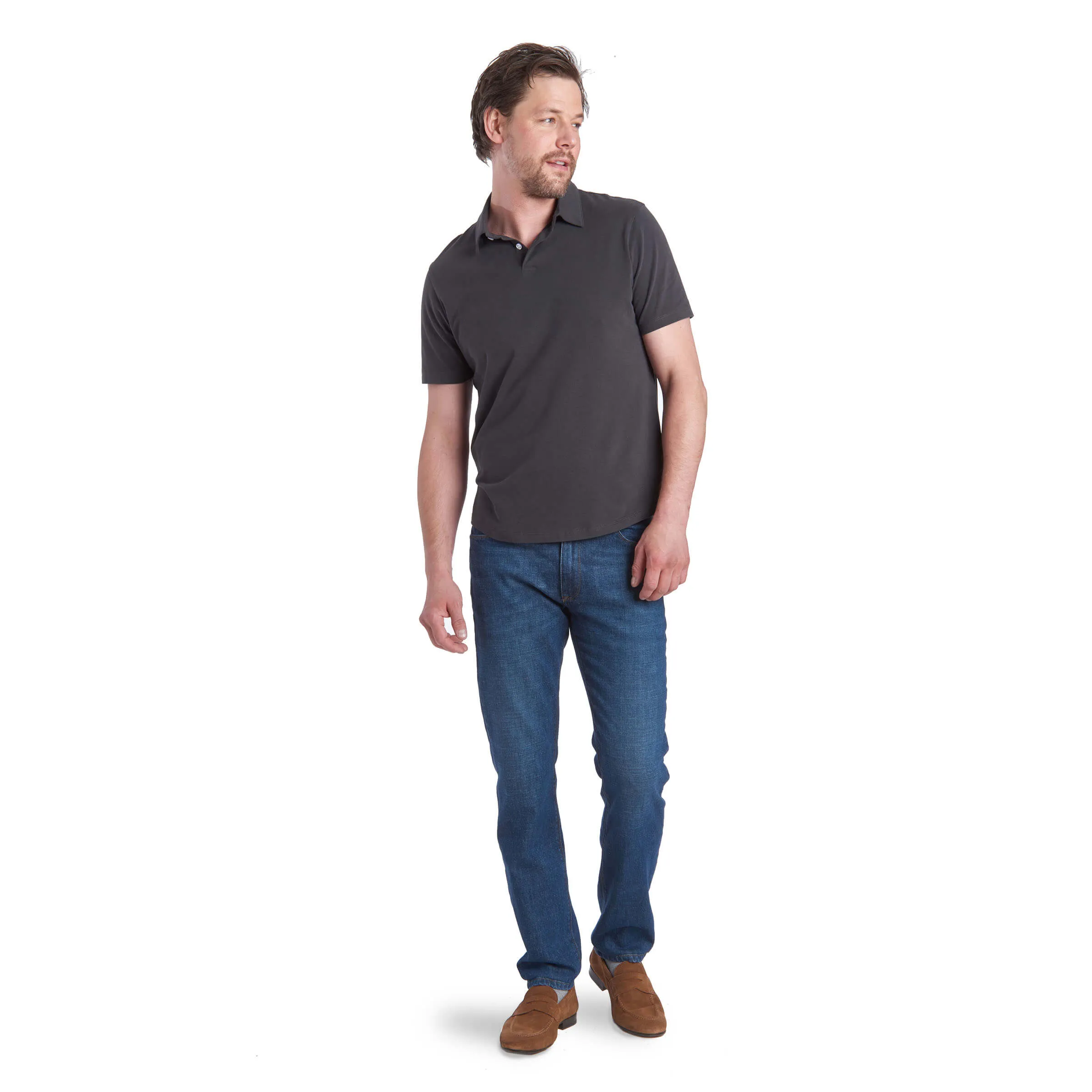Jersey Sueded Polo