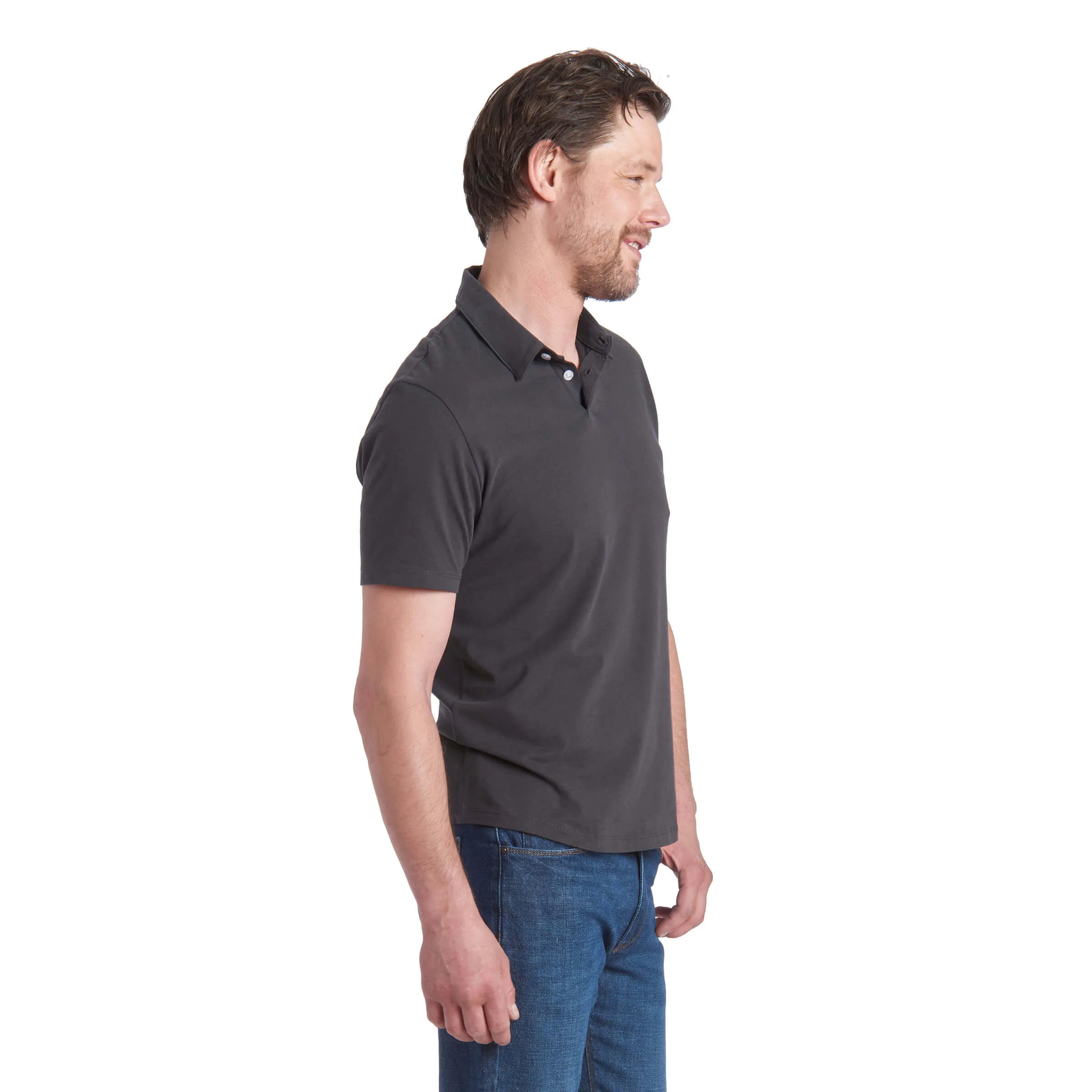 Jersey Sueded Polo