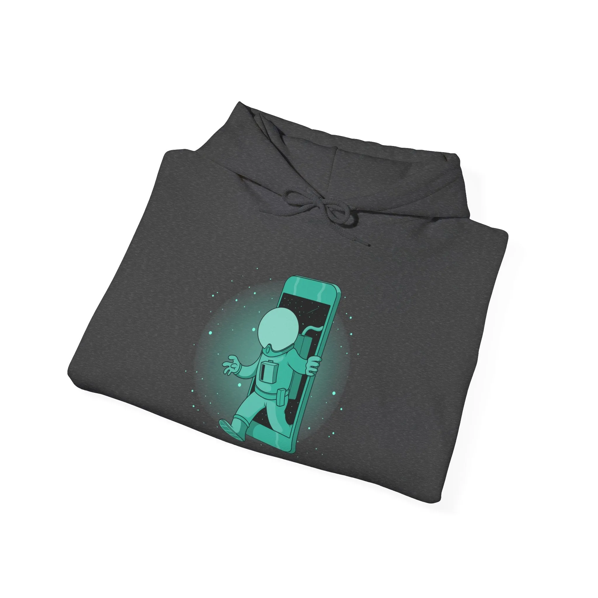 Just Visiting This Planet Funny Sci-Fi Hoodie