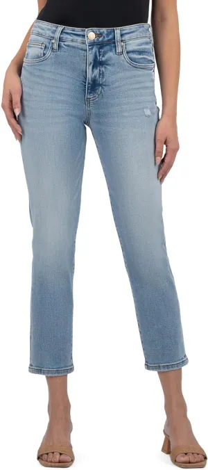 KUT from the Kloth Women's Rachael High Rise Fab Ab Mom Regular Hem