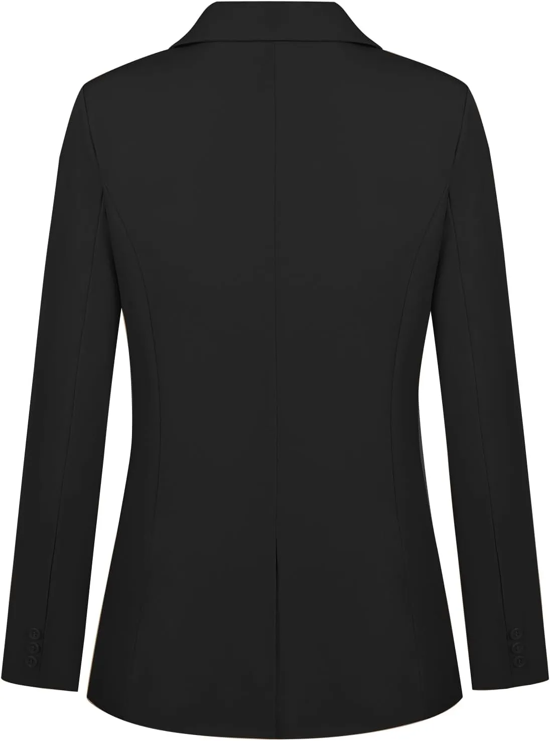 MINTLIMIT Women's Casual Long Sleeve Blazers Lapel Shoulder Pad Button Work Blazer Fully Lined Suit Jacket with Pockets