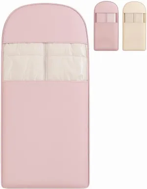 Otherwise Garment Bag, Space Saving Hanging Organizer with Self-Compression Zipper, Dust-Proof Storage for Down Coats, Parkas, Jackets, Sweaters, Suits, Seasonal Clothes (Pink XL)