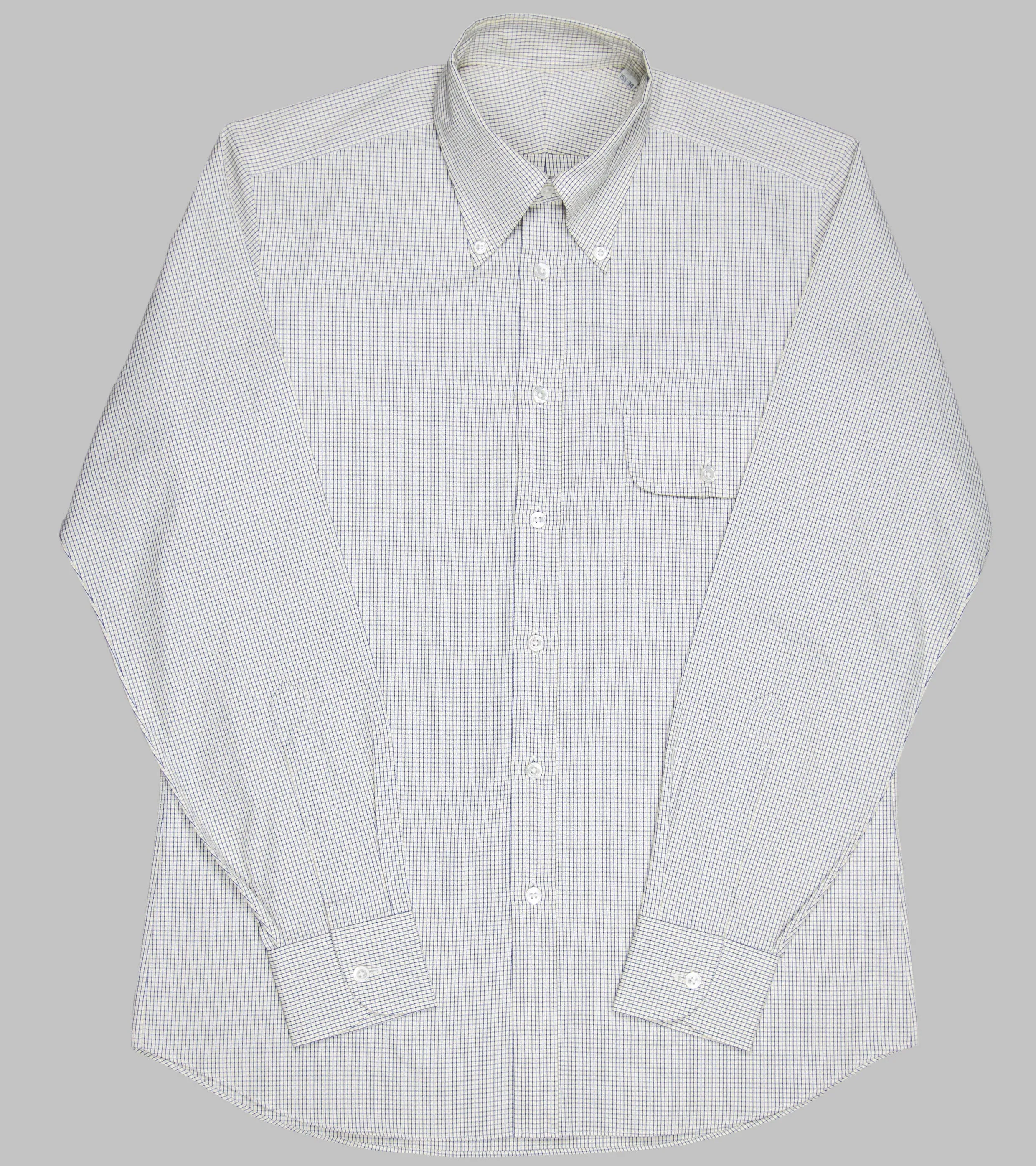 Oxford Button Down Checked Shirt