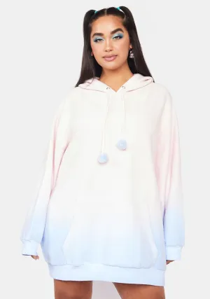 Plus Happy Talk Ombre Sherpa Hoodie
