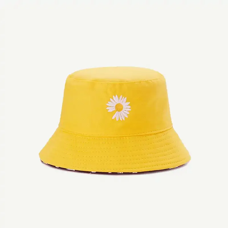 Reversible Daisy Bucket Hat