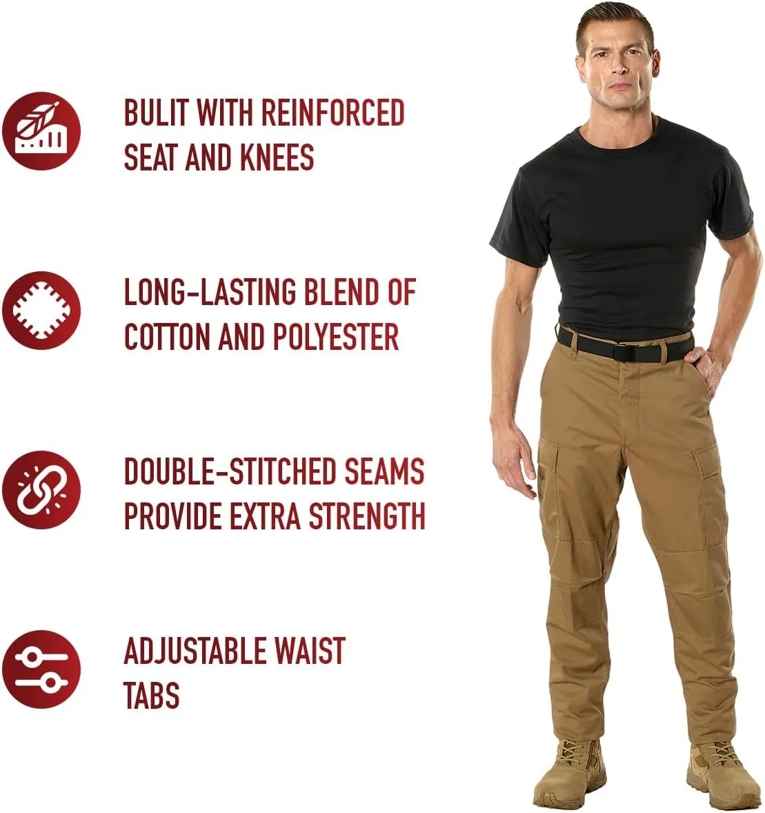 Rothco Relaxed Fit Zipper Fly BDU Pants