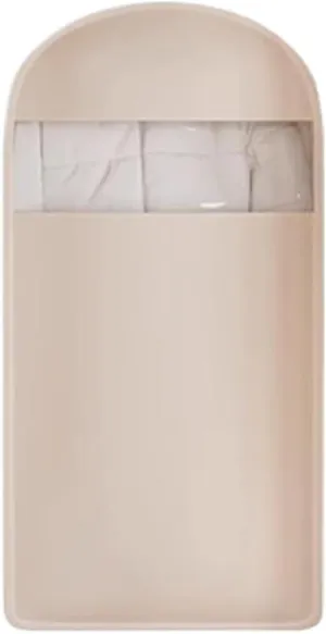 Space Saving Hanging Garment Bag Organizers, 2025 New Hanging Non-Woven Fabric Storage Bags for Clothes with Self Compression Zipper, Dust Cover Clothes Bags for Winter Coat (Beige-23.6 * 51.1in)