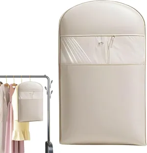 Space Saving Hanging Garment Bag With Selfs Compression Zipper | Hangable Space Saver Dustproof Protective With Selfs-Compression Zipper,Garment Storage Bag For Jackets Shirts Sweater Clothing Travel
