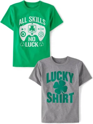 The Children's Place Boys' All Holidays Short Sleeve Graphic T-Shirts,multipacks