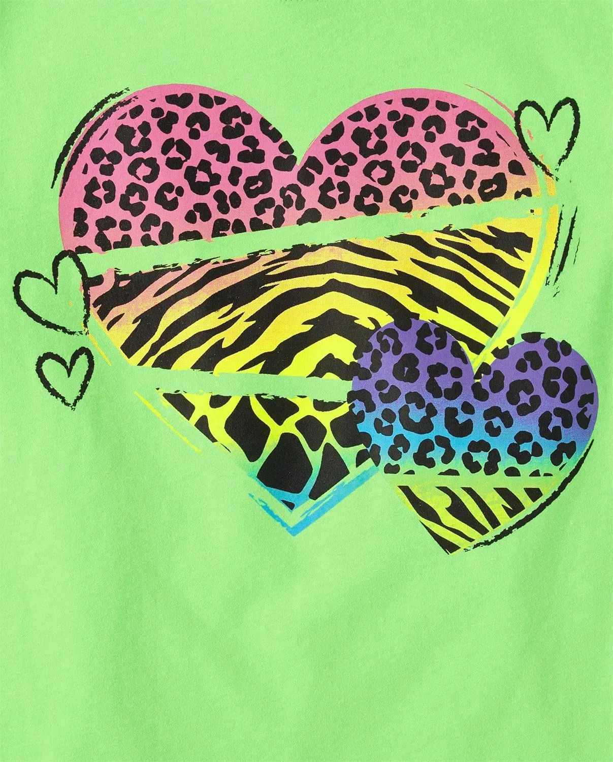 The Children's Place Girls' Assorted Everyday Short Sleeve Graphic T-Shirts, Multipack