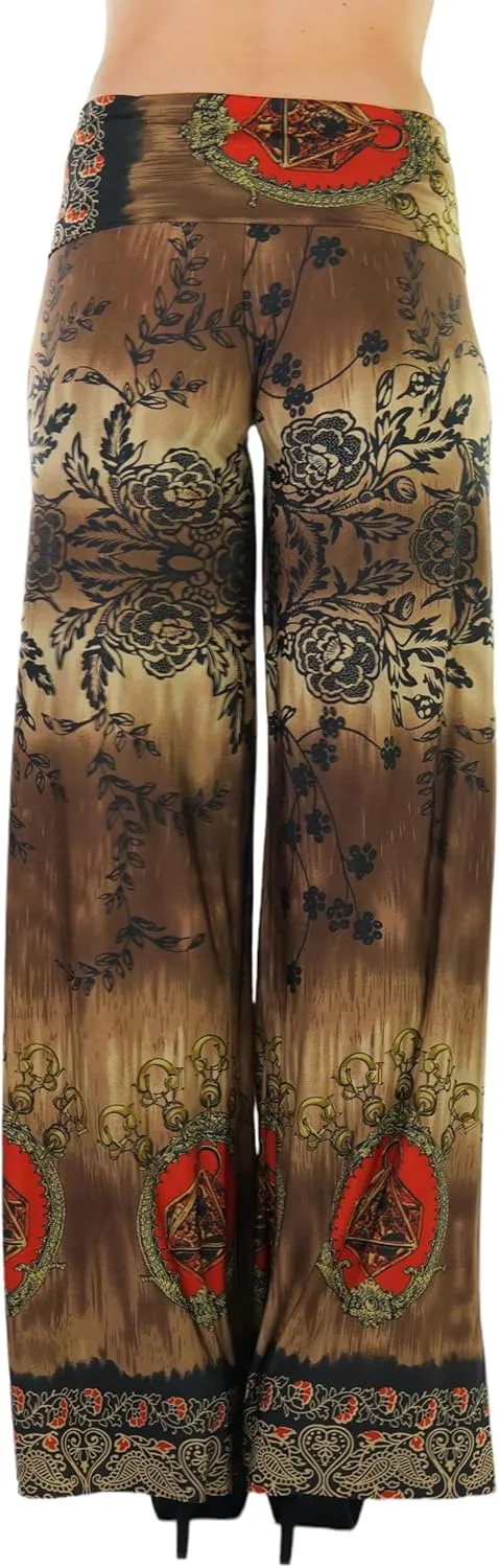 ToBeInStyle Women's Assorted Print Relaxed Harem & Palazzo Pants