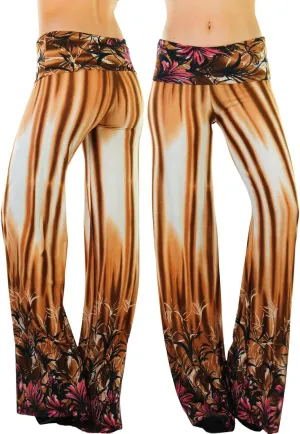 ToBeInStyle Women's Assorted Print Relaxed Harem & Palazzo Pants
