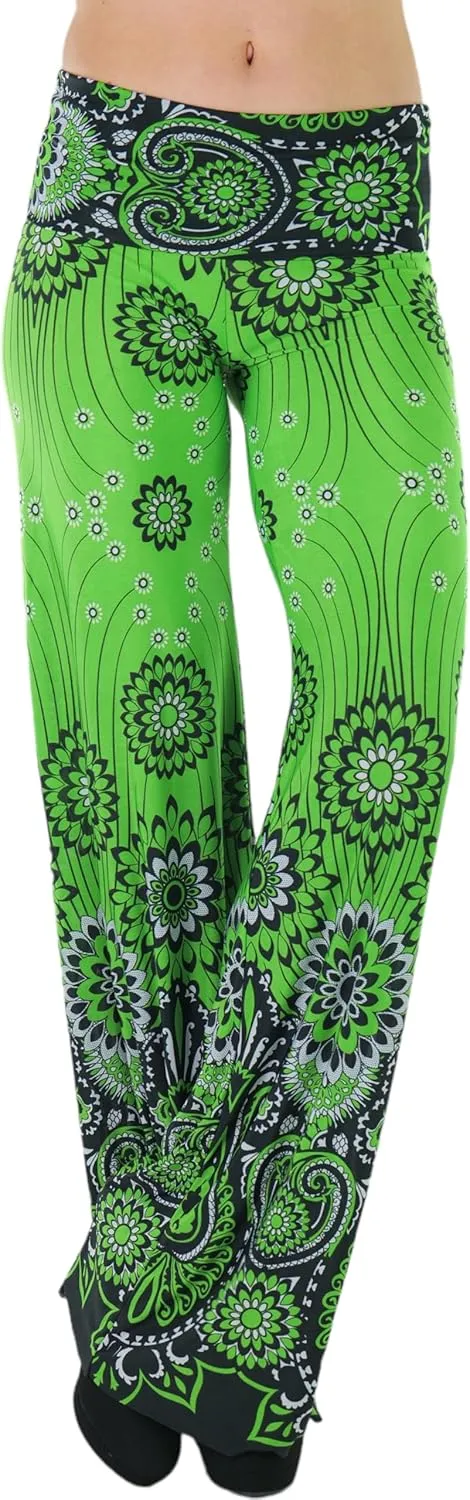 ToBeInStyle Women's Assorted Print Relaxed Harem & Palazzo Pants