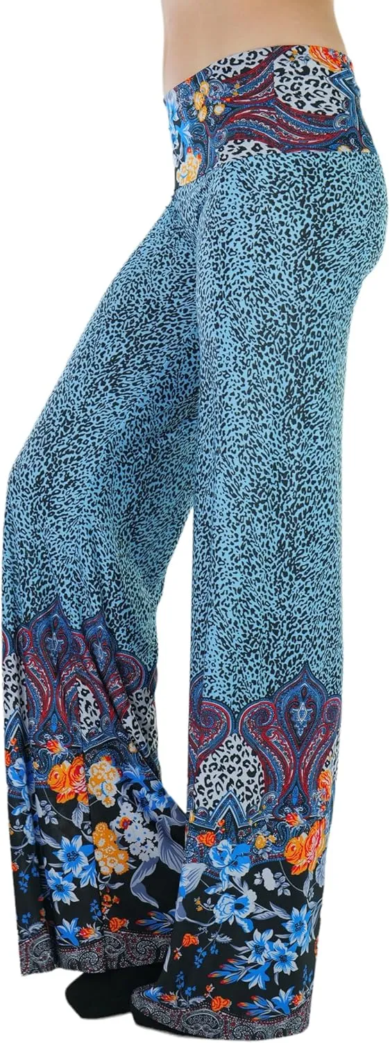 ToBeInStyle Women's Assorted Print Relaxed Harem & Palazzo Pants