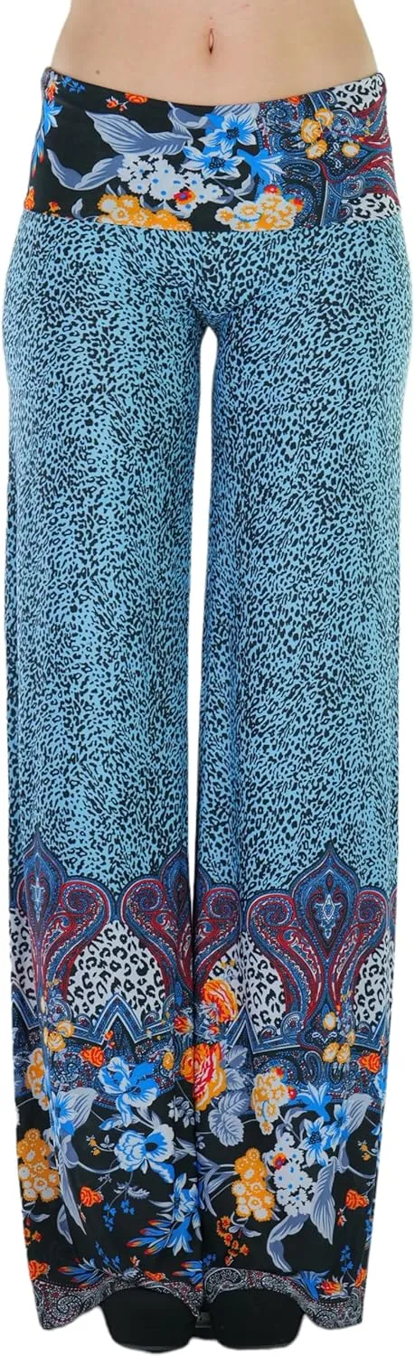 ToBeInStyle Women's Assorted Print Relaxed Harem & Palazzo Pants