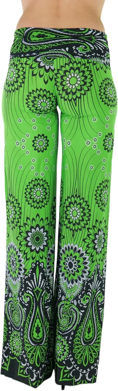 ToBeInStyle Women's Assorted Print Relaxed Harem & Palazzo Pants