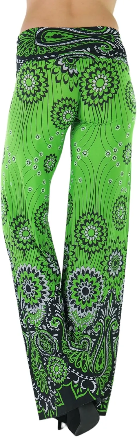 ToBeInStyle Women's Assorted Print Relaxed Harem & Palazzo Pants