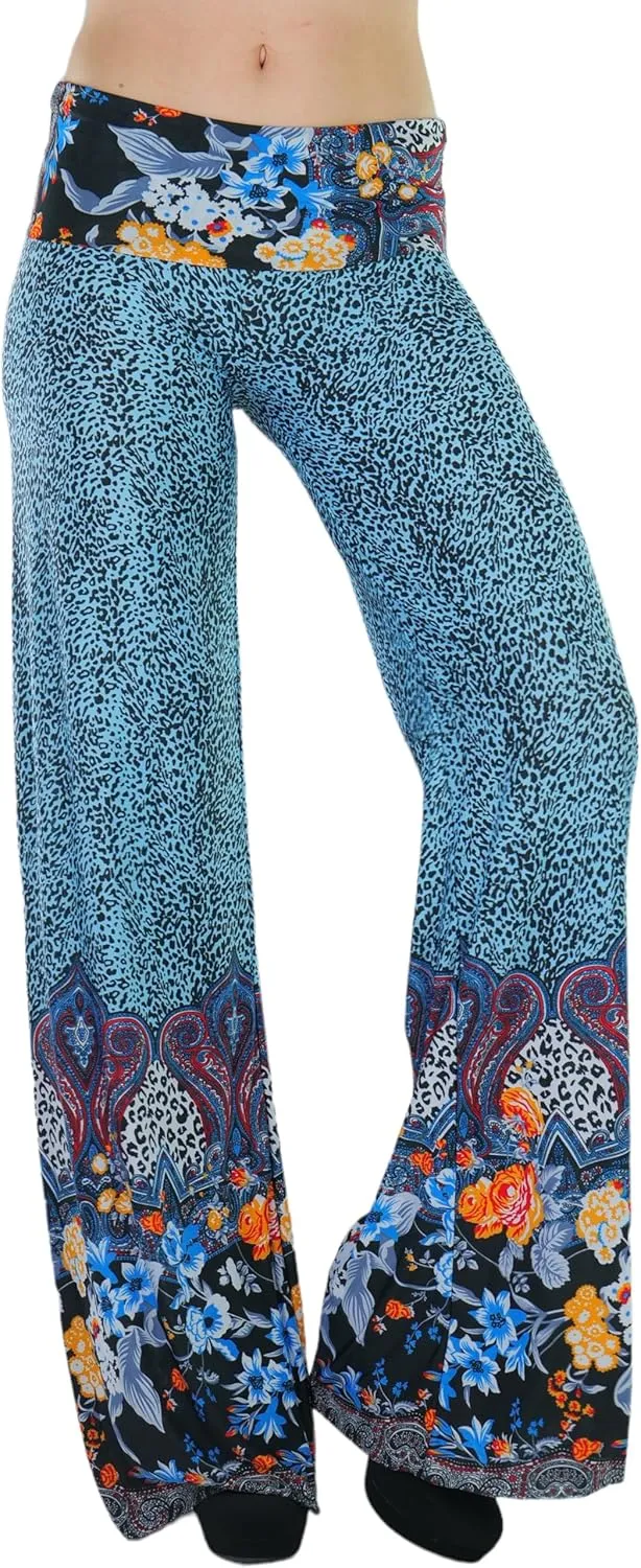 ToBeInStyle Women's Assorted Print Relaxed Harem & Palazzo Pants