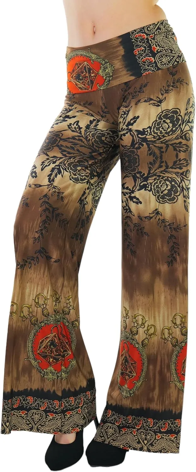 ToBeInStyle Women's Assorted Print Relaxed Harem & Palazzo Pants